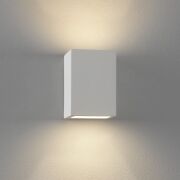 Lampa ścienna kinkiet Mosto- Astro 0813 prostopadłościan techniczna biały gips do malowania zintegrowany ściemniacz