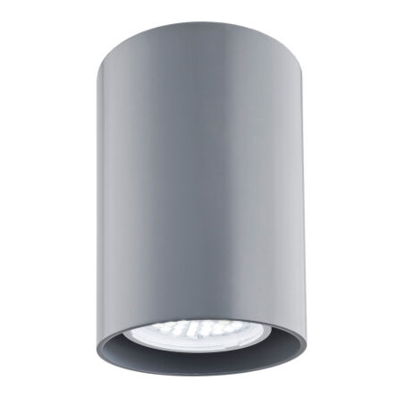 Lampa sufitowa TYBER 3120 Argon Szara Techniczna o wys. 11 cm i śr. 7 cm