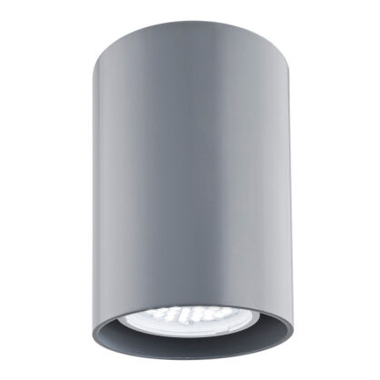 Lampa sufitowa TYBER 3120 Argon Szara Techniczna o wys. 11 cm i śr. 7 cm