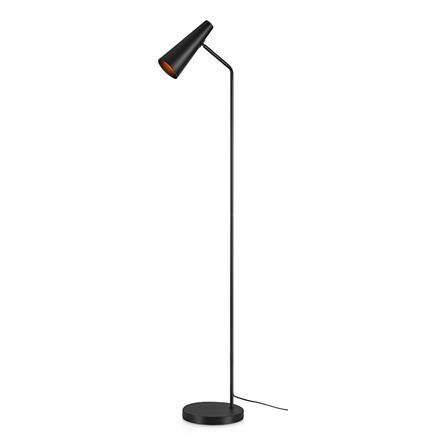 Lampa podłogowa PEAK 107900 Markslojd CZARNA  WYKONANA Z METALU WYSOKOŚĆ 125 CM 