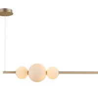 Lampa wisząca SANDRA 3 DIMM LED gold AZZARDO AZ4427