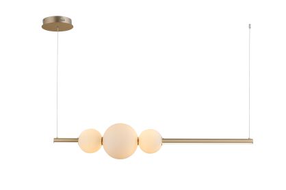 Lampa wisząca SANDRA 3 DIMM LED gold AZZARDO AZ4427