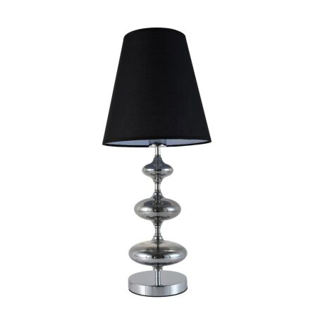 LAMPA STOŁOWA NOCNA CZARNA VENEZIANA LUMINA DECO LDT 1113-1 (BK) LDT 1113-1 (GD) LDT 1113-1 (SL)