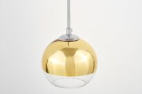 NOWOCZESNA LAMPA WISZĄCA ZŁOTA VERONI D15 LDP 1029-150 (GD) - 2