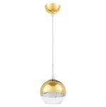 NOWOCZESNA LAMPA WISZĄCA ZŁOTA VERONI D15 LDP 1029-150 (GD) - 3