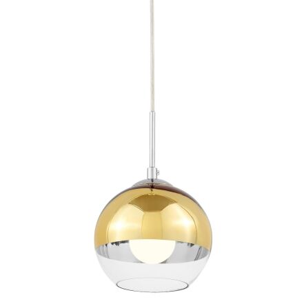 NOWOCZESNA LAMPA WISZĄCA ZŁOTA VERONI D15 LDP 1029-150 (GD)