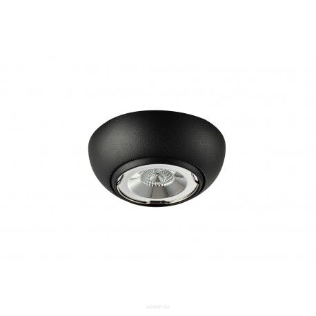 Lampa wpuszczana NEMO AZ3399 czarna okrągła ruchome źródło światła