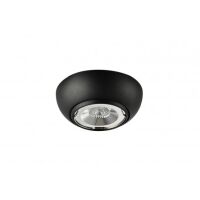 Lampa wpuszczana NEMO AZ3399 czarna okrągła ruchome źródło światła