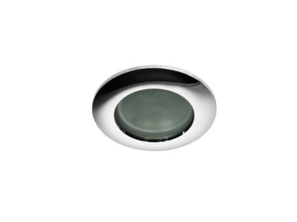 Lampa sufitowa Emilio AZzardo GM2104 CH AZ0808 chrom techniczna okrągła biała