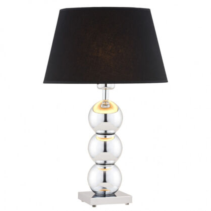 Lampa stołowa FUDŻI 3622 Argon Szykowna chrom + czarny