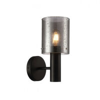 Kinkiet SARDO RAIN WL-5581-1A-BK+RNSG Italux Dymiony klosz