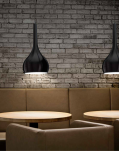 Lampa wisząca Soul 3 Black AZzardo AZ0276 lampa wykonana jest z metalu i szkła oczarnym wykończeniu  - 3