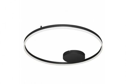 Plafon kinkiet HALO 80 AZ4703 Azzardo okrąg w kolorze czarnym 80 cm LED