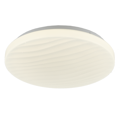 Plafon Tao - C01786WH cosmo light Funkcjonalny Ściemnialny z pilotem w komplecie nieregularna struktura inspirowana falami 