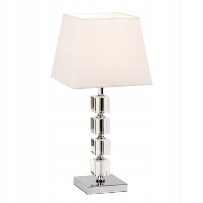 Lampa stołowa MURFORD chrom/ecru ENDON LIGHTING 96940-TLCH  