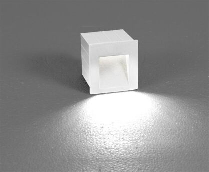 Lampa schodowa STEP LED WHITE NOWODVORSKI  Biała wpuszczana IP44 LED 