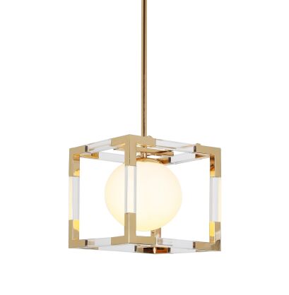 Lampa wisząca BOSCO LDP 6025-1 (GD) Lumina Deco kula