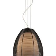 LAMPA WISZĄCA ZUMA LINE PICO MD9023-1L BLACK PŁOMIENNY 3 BLACK CHOMOWANA KONSTRUKCJA SZKŁO ALUMINIOWA SIATKA 