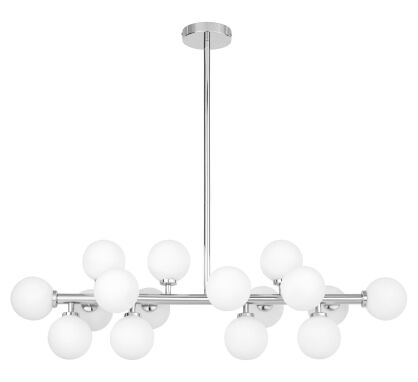 Lampa wisząca PETRICA LDP 6033-16 (CHR) Lumina Deco nowoczesna CHROM