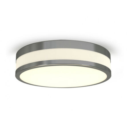 Plafon łazienkowy KARI 30 AZ2066 wykonana z metalu w kolorze chromu oraz szklanej przesłony 30 cm średnicy LED