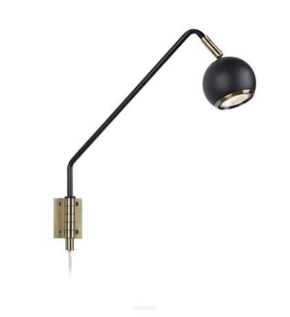Lampa ścienna kinkiet skandynawska czarna COCO MArkslojd 106872