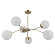 Lampa wisząca Annes PND-56980-6B Italux antyczny brąz molekuły