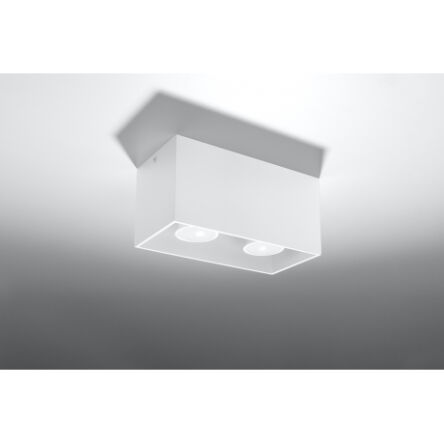 PLAFON SOLLUX Prostokątny Plafon QUAD MAXI Czarny Nowoczesna Lampa na Sufit Oświetlenie LED SL.0380 Sollux Lighting