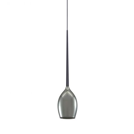Lampa wisząca Izza 1 AZ2936 smoky szklany klosz dymione szkło