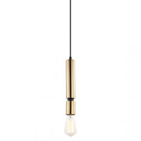 Lampa wisząca TORLA PEN-5041-1-BKBR Italux  Mosiężna minimalistyczna 