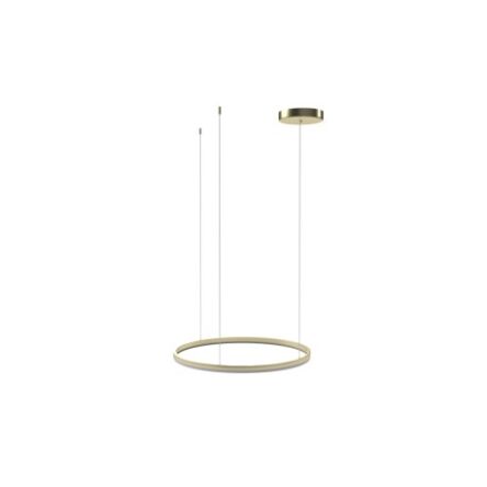 Lampa wisząca HALO PENDANT 120 CCT BK + REMOTE CONTROL złota Azzardo AZ5344