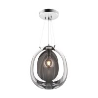 LAMPA WISZĄCA LAMPA WEWNĘTRZNA MOON PENDANTP 19066B-D38  ZUMA LINE E27  SZKŁO  Transparentny czarny