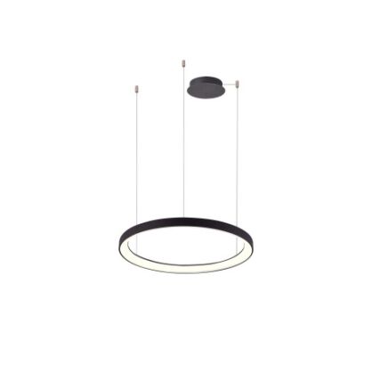 Lampa wisząca AGNES PENDANT 48 DIMM CCT SWITCH WH czarna Azzardo AZ5016