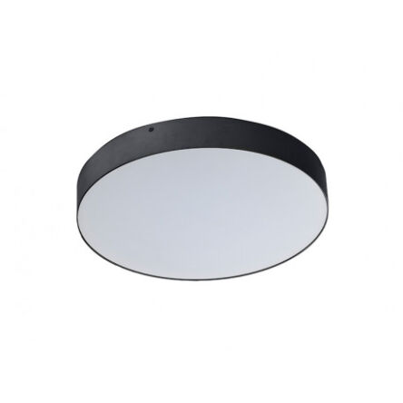 Oprawa natynkowa okrągła czarna nowoczesna MONZA R 40 AZzardo SHR673000-50-BK LED 5,5 cm wysokości 40 cm średnicy