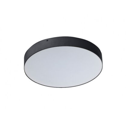 Oprawa natynkowa okrągła czarna nowoczesna MONZA R 40 AZzardo SHR673000-50-BK LED 5,5 cm wysokości 40 cm średnicy