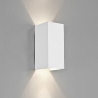 Kinkiet lampa ścienna Parma 210 - Astro 0964 biały gips do malowania świeci obustronnie GU10 pionowy prostopadłościan 1187003
