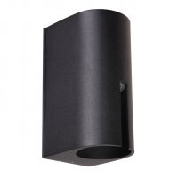 Kinkiet zewnętrzny ROVIGO 603/BK-9 Italux LAMPA ZEWNĘTRZNA LED 8W IP54 UNIWERSALNA CZARNA 