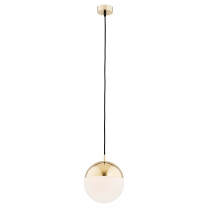 Lampa wisząca LIVIA 4029 Argon Dwukolorowa kula o średnicy 20 cm