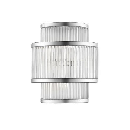 Kinkiet SERGIO W0528-02B-B5AC ZumaLine Elegancki w kolorze chromu