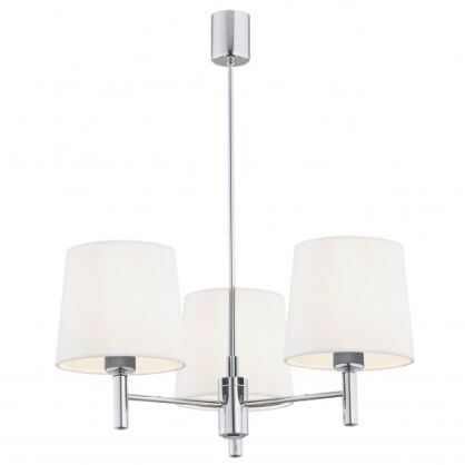 Lampa wisząca BOLZANO 6114 Argon styl glamour 3xE27 biała