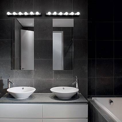 Łazienka - Jak prawidłowo oświetlić lustro?